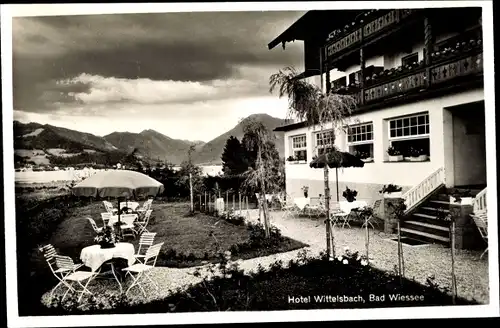 Ak Bad Wiessee in Oberbayern, Hotel Wittelsbach, Außenansicht