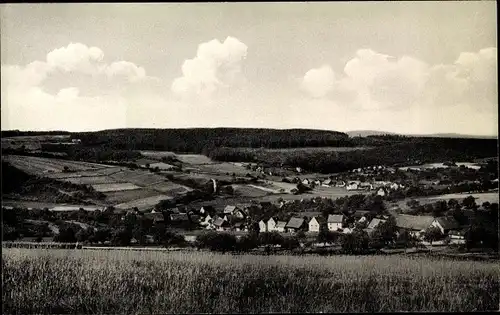 Foto Ak Weilen-Gesäss Michelstadt im Odenwald, Panorama, Pension "Waldfriede"