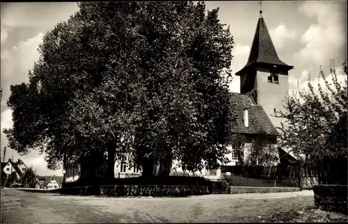 Ak Donnstetten Römerstein in der Schwäbischen Alb, Kirche