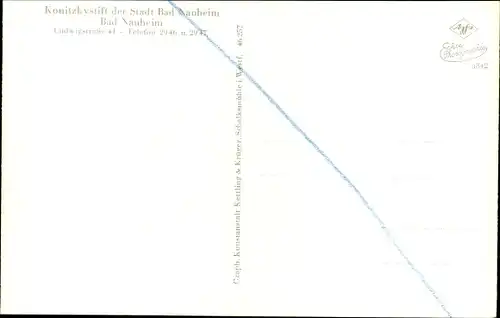 Ak Bad Nauheim im Wetteraukreis Hessen, Konitzkystift, Ludwigstraße 41