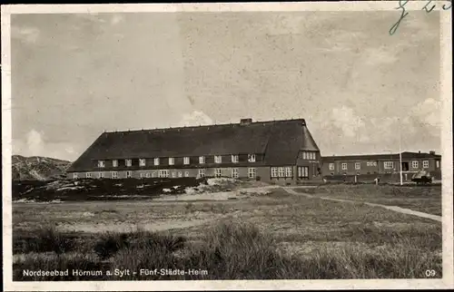 Ak Hörnum auf Sylt Nordfriesland, Fünf Städte-Heim