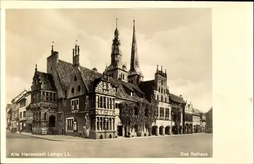Ak Lemgo in Lippe, Rathaus