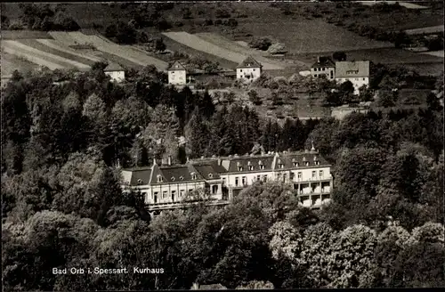 Ak Bad Orb im Spessart, Kurhaus, Luftbild