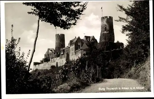 Ak Alken an der Mosel, Burg Thurandt