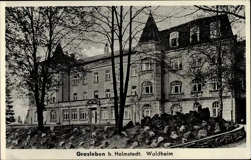 Ak Grasleben Helmstedt in Niedersachsen, Waldheim