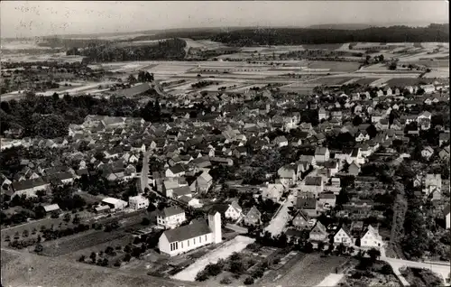 Ak Großen Buseck in Hessen, Luftbild