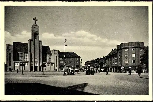 Ak Hradec Králové Königgrätz Stadt, Chram na Praz Predmestf