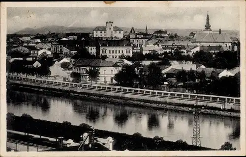 Ak Přerov Prerau Region Olmütz, Teilansicht