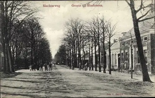 Ak Slochteren Groningen, Slochterweg