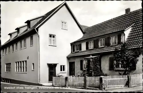 Ak Walddorf Walddorfhäslach, Blick auf das Vereinshaus des CVJM