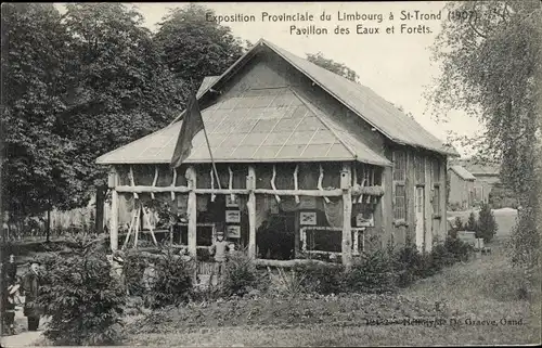 Ak Saint Trond Sint Truiden Flandern Limburg, Exposition Provinciale du Limbourg 1907, Pav. des Eaux