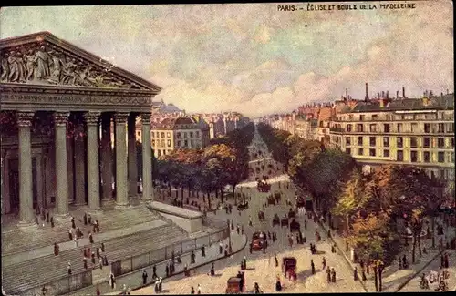 Künstler Ak Paris VIII., Eglise de la Madeleine