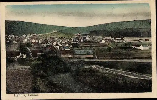 Ak Hahn Taunusstein Hessen, Totalansicht der Ortschaft