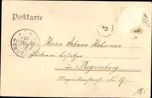 Ak Feldmoching München Bayern, Kirche, Schule, Mariensäule, Totalansicht