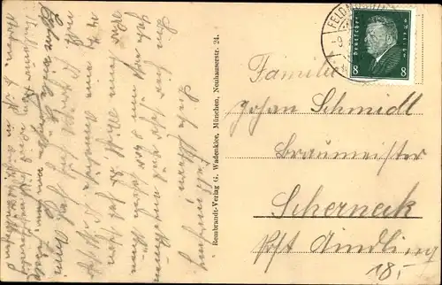 Ak Feldmoching München Bayern, Gasthof