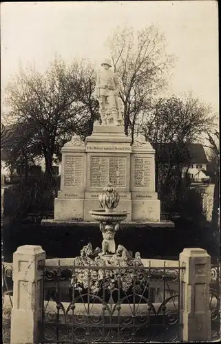 Ak Feldmoching München Bayern, Kriegerdenkmal, Einweihung 1924