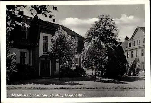 Ak Hamburg Nord Langenhorn, Allgemeines Krankenhaus