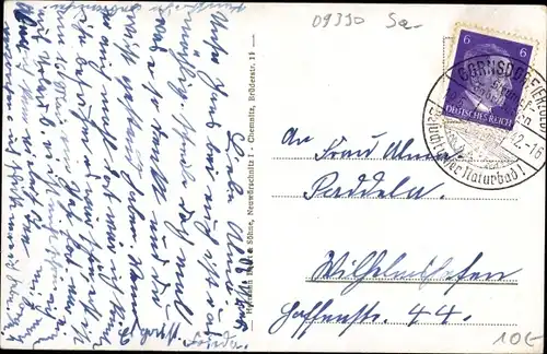 Ak Gornsdorf im Erzgebirge, Oberer Ortsteil, Unterer Ortsteil