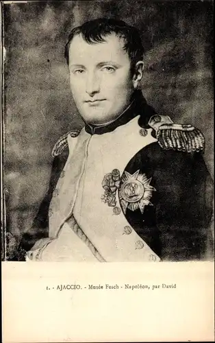 Künstler Ak David, Napoléon, Musée Fesch, Ajaccio