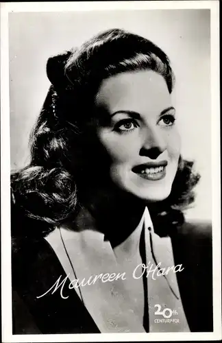 Ak Schauspielerin Maureen O'Hara, Portrait