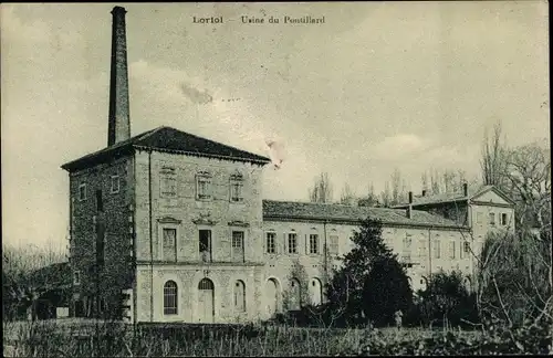 Ak Loriol Drôme, Usine du Pontillard