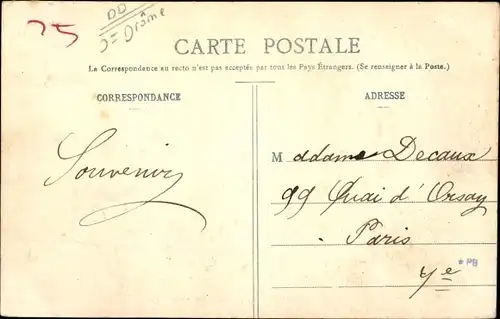 Ak Marsanne Drôme, Hotel de Montluisant