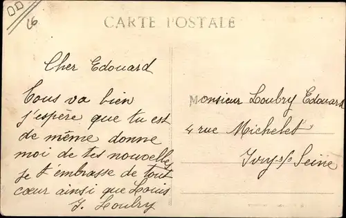 Ak Montboucher Drôme, Ecole Communale