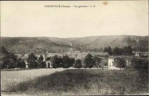 Ak Longeville Meuse, Vue générale