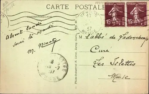 Ak Les Éparges Meuse, L'Eglise