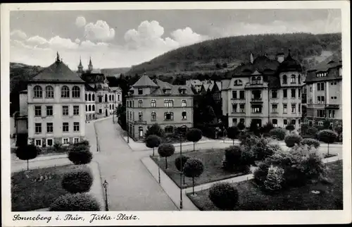 Ak Sonneberg in Thüringen, Juttaplatz