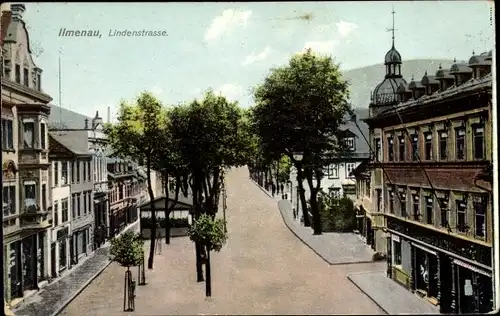 Ak Ilmenau in Thüringen, Lindenstraße