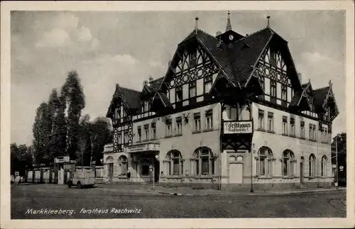 Ak Markkleeberg in Sachsen, Forsthaus Raschwitz, Fachwerk
