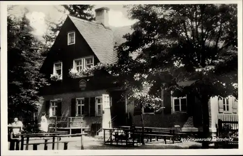 Ak Reudnitz Mohlsdorf in Thüringen, Gasthof Weidmannsruhe