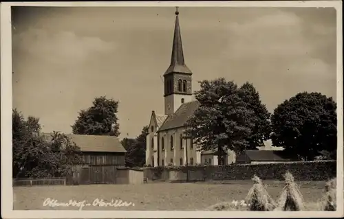 Foto Ak Ottendorf Okrilla in Sachsen, Kirche