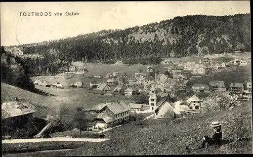 Ak Todtmoos im Schwarzwald, Ort von Osten gesehen