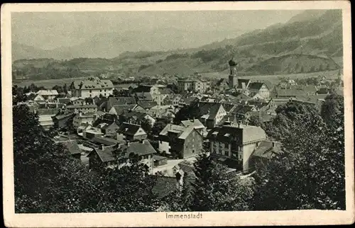 Ak Immenstadt im Allgäu Schwaben, Totale