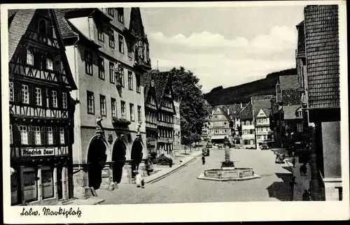 Ak Calw im Nordschwarzwald, Marktplatz