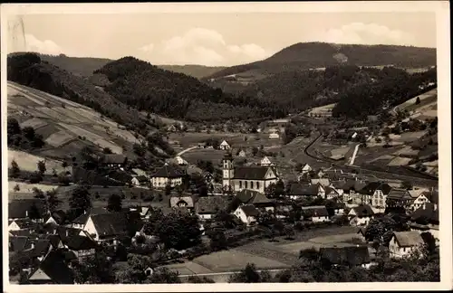 Ak Schenkenzell im Schwarzwald, Ort mit Umgebung