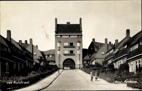 Ak Arnhem Gelderland Niederlande, Van Kolstraat