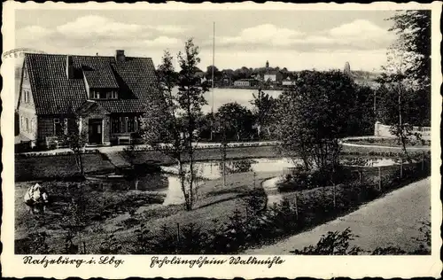 Ak Ratzeburg im Herzogtum Lauenburg, Erholungsheim Walkmühle
