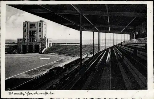 Ak Chemnitz Sachsen, Großkampfbahn, Stadion, Tribühne, Sitzplätze