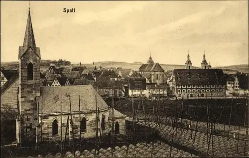 Ak Spalt in Mittelfranken, Blick auf den Ort, Kirche