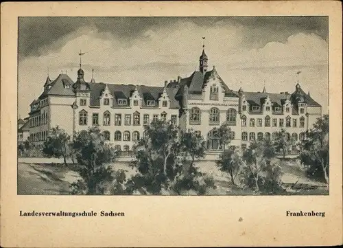 Ak Frankenberg an der Zschopau Sachsen, Landesverwaltungsschule Sachsen