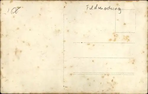 Foto Ak Feldmoching München Bayern, Gehöft, Anwohner, Fuhrwerk