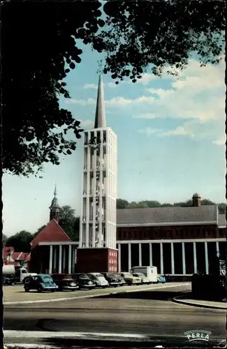 Ak Saint Pol sur Ternoise Pas de Calais, L'Eglise St. Paul