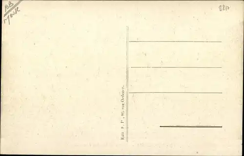 Ak Montfaucon Meuse, Après le bombardement, église