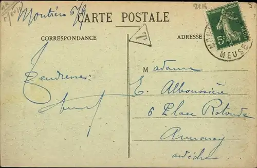 Ak Montiers sur Saulx Meuse, La Tour