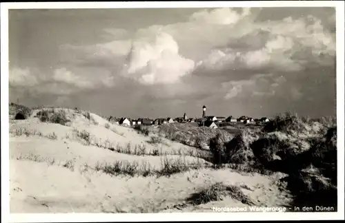 Ak Nordseebad Wangerooge in Ostfriesland, In den Dünen