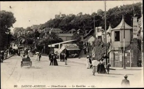 Ak Sainte Adresse Seine Maritime, Nice Havrais, Le Raidillon