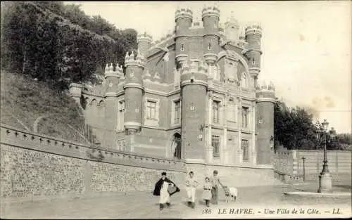 Ak Le Havre Seine Maritime, Une Villa de la Cote